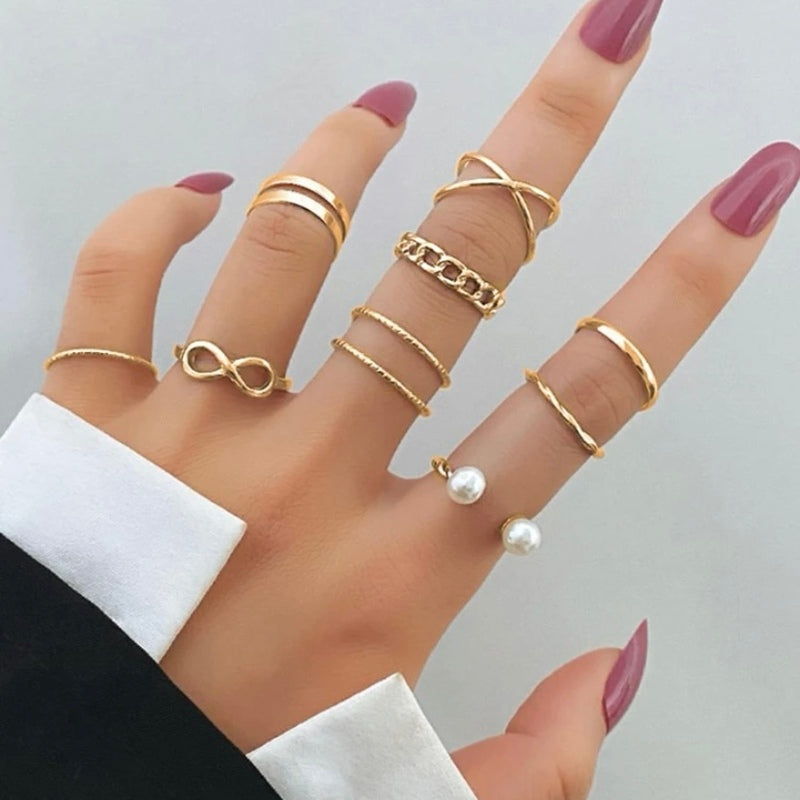 Pearl Stackable Rings