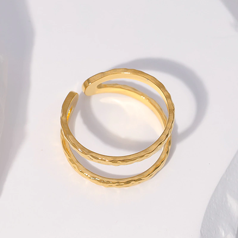 Two Layers Golden Ring